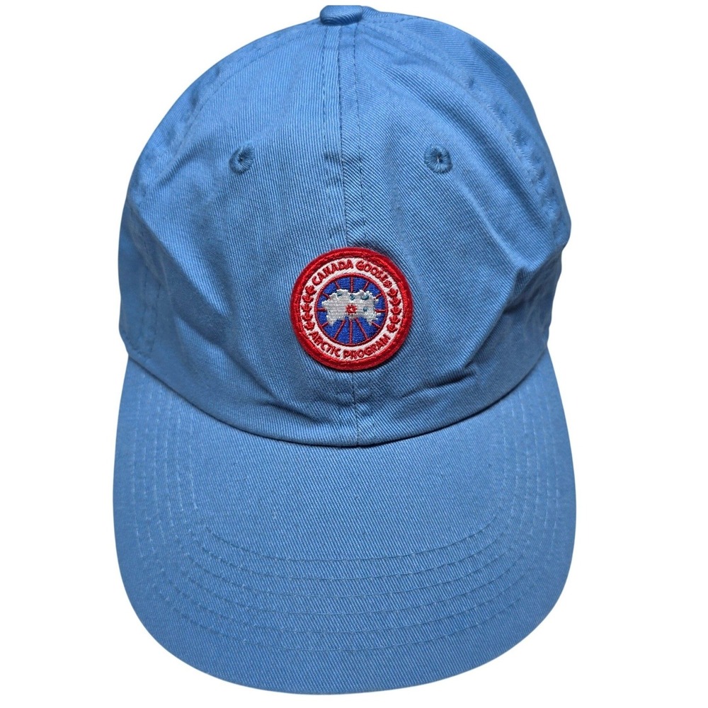 Newhattan Canada Goose Arctic Program Patch Baseball Hat Blue OS Adjustable Cap